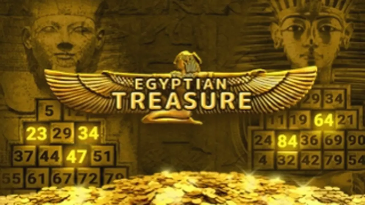 Egyptian Treasure স্লট গেমের ইন্টারফেস এবং থিম